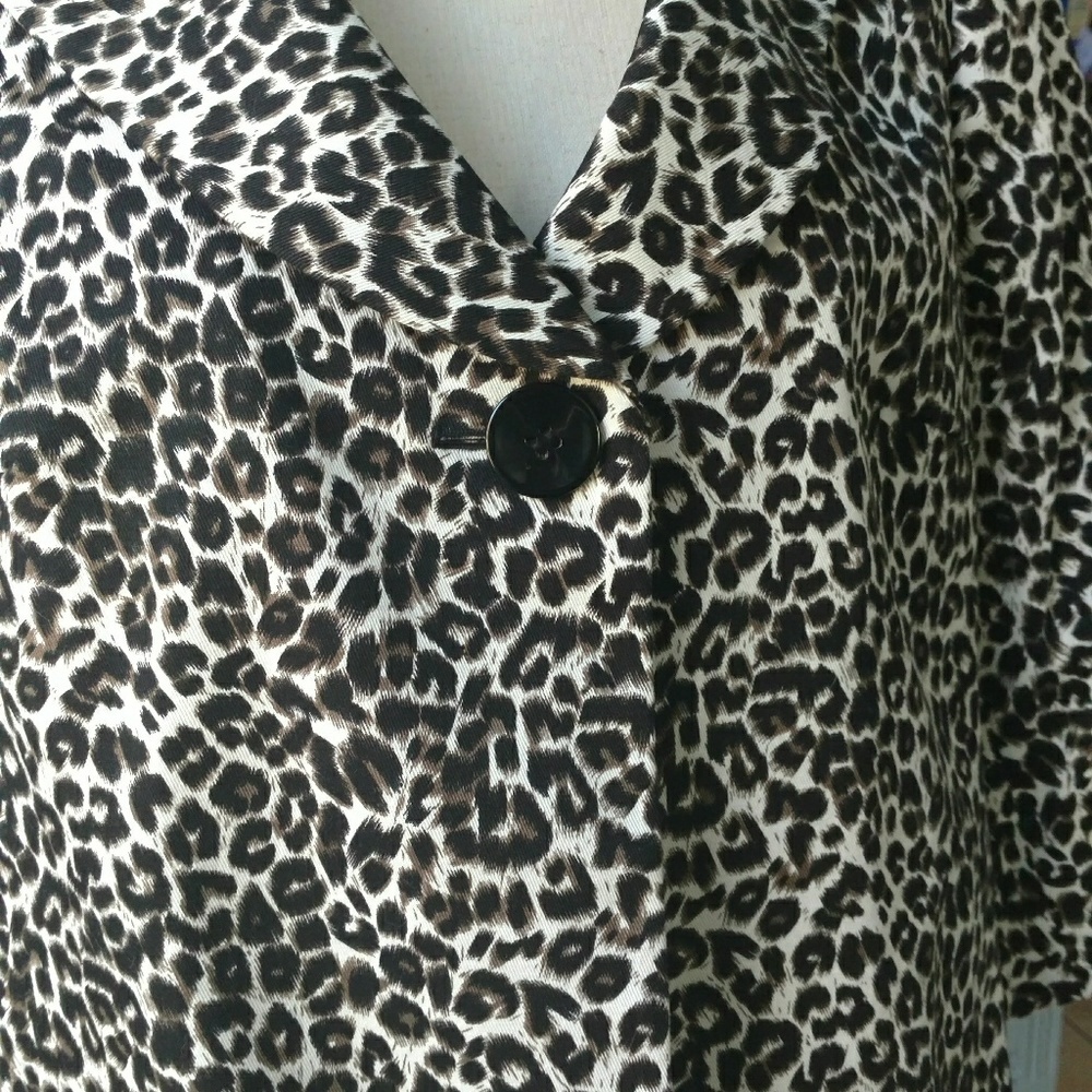 Kasper Leopard Blazer - Picture 2 of 5